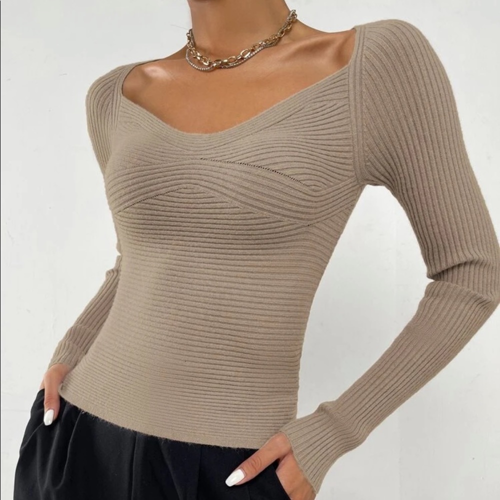 Knit sweater